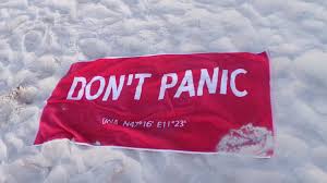 don't panic towel